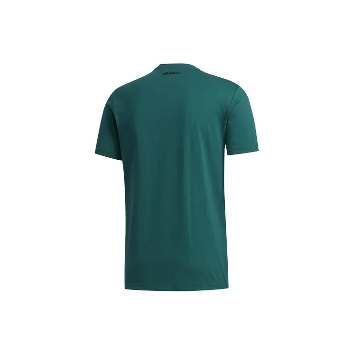 Adidas Neo Straight T Shirt Men's Forest Green-1