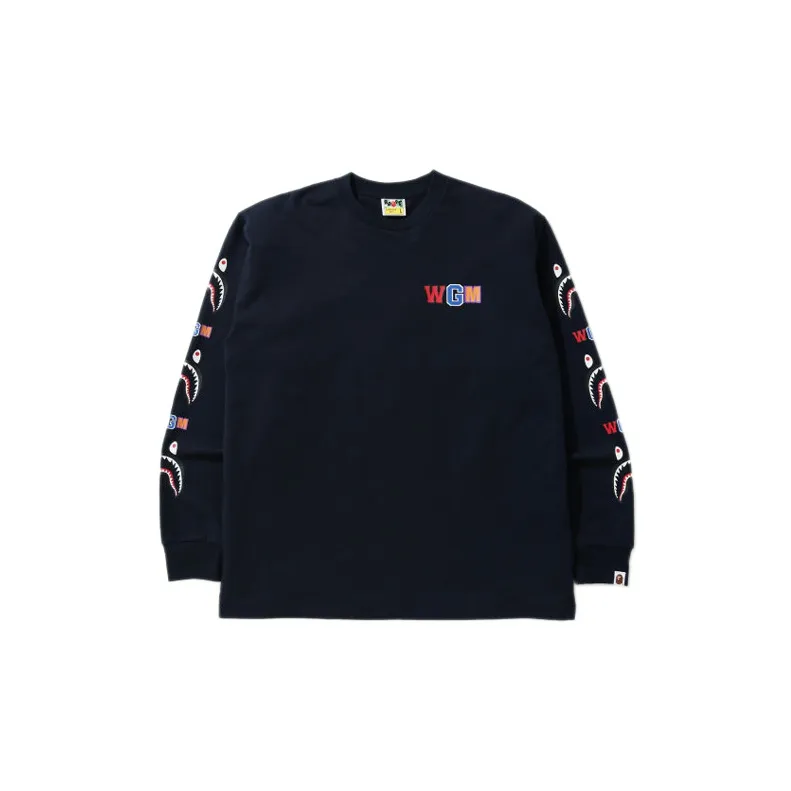 Bape Wgm Shark Relaxed Fit L/S Tee-3
