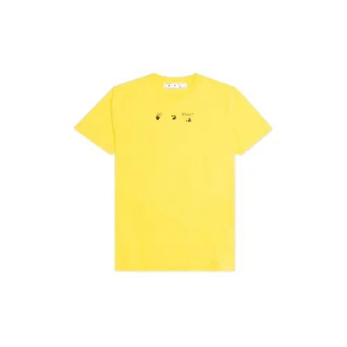 OFF-WHITE SS21 T-Shirts Men Yellow