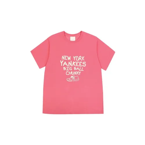 MLB Dad's Shoes Series T-Shirts Unisex Pink