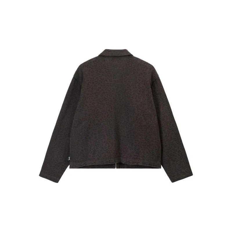 Stussy Leopard Mesh Zip Jacket-1