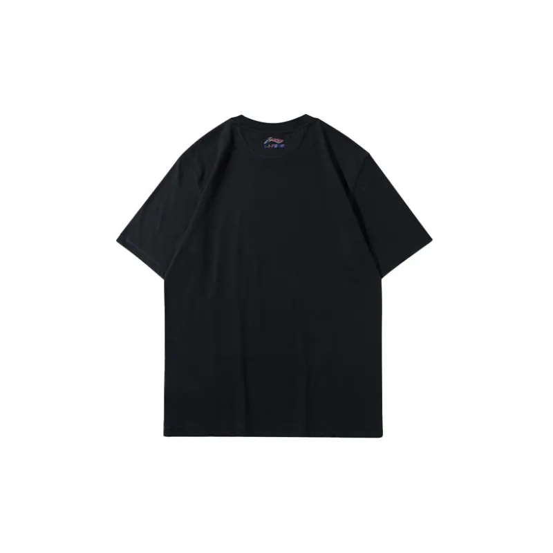 LiNing Sports Basketball Collection Summer T Shirt Men's Black-1