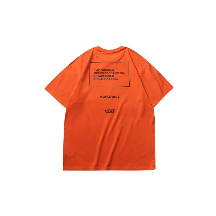 Vans AP ASCENDED UP T-Shirt Unisex Orange-1
