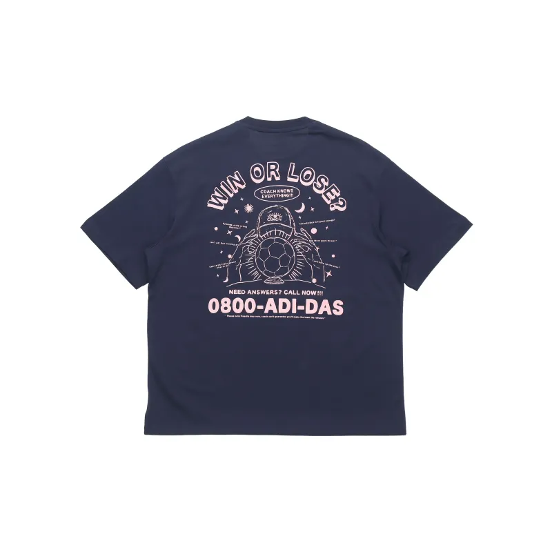 Adidas T Shirts Men Ink Blue-1