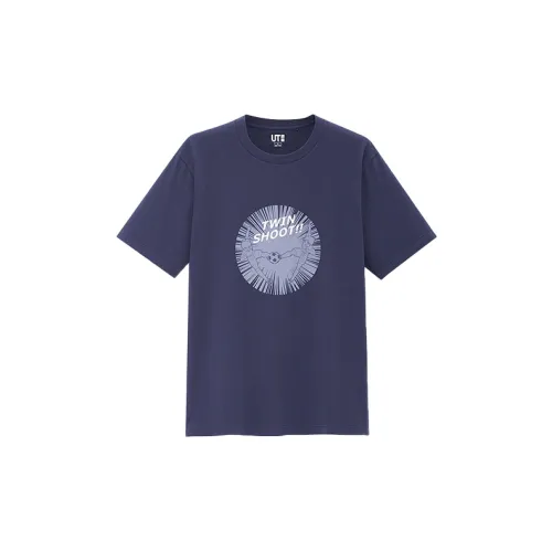 UNIQLO T-Shirts Unisex Dark Blue