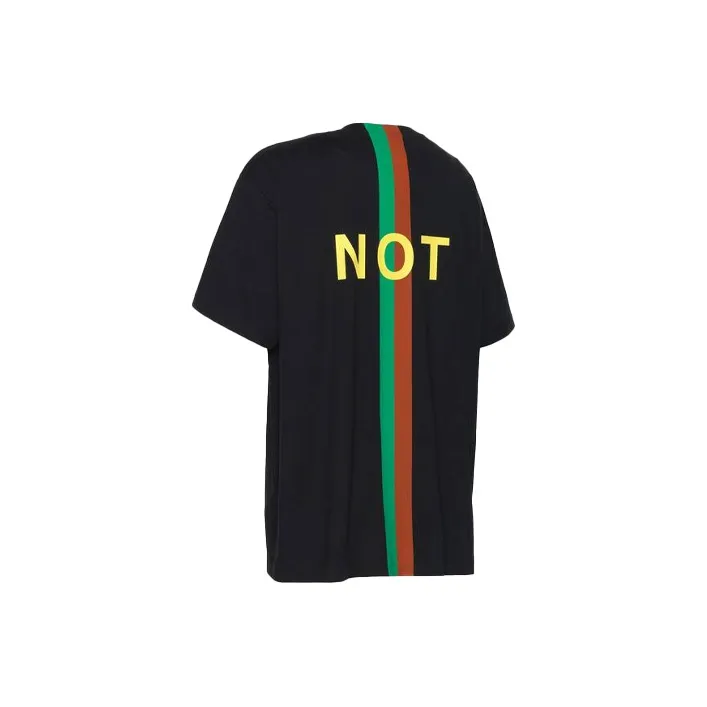 GUCCI Fake/Not Print Organic cotton T shirt-3