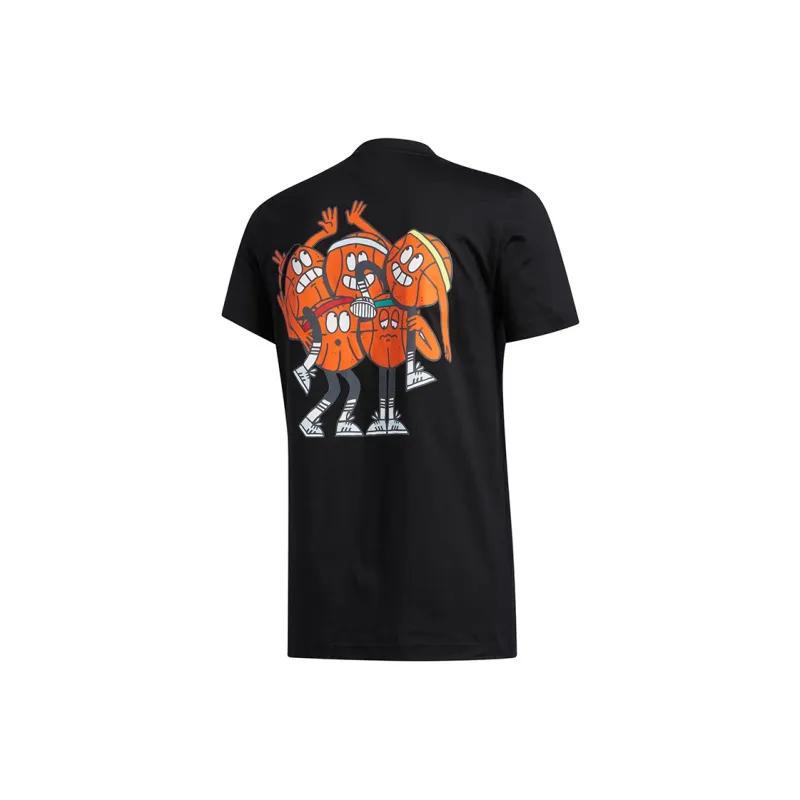 Adidas T Shirts Men Black-1