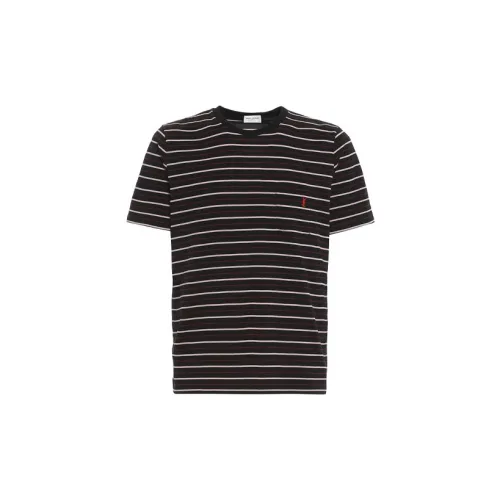 SAINT LAURENT T-Shirts Men Black