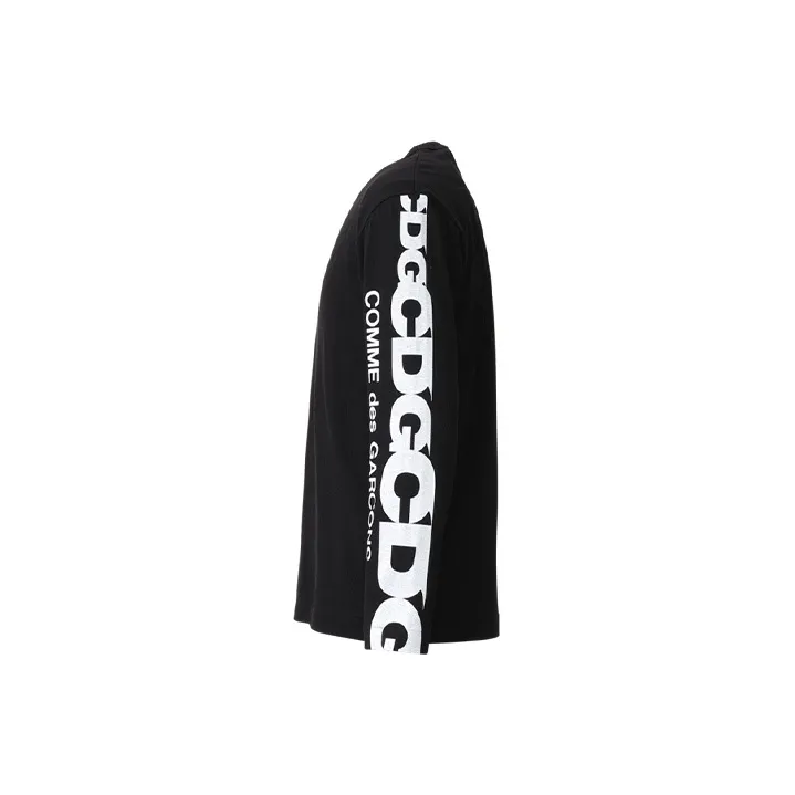CDG T Shirts Unisex Black-1