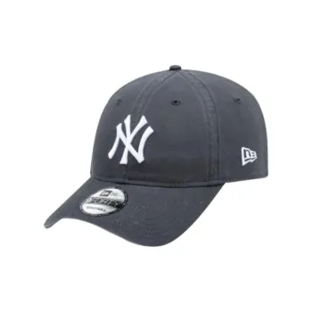 New Era Cotton Baseball Caps Unisex Dark Gray