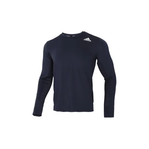 Adidas T-Shirts Men Navy Blue