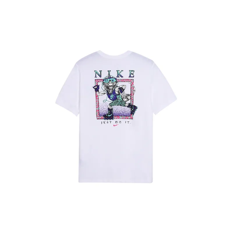 Nike T Shirts Men White-1