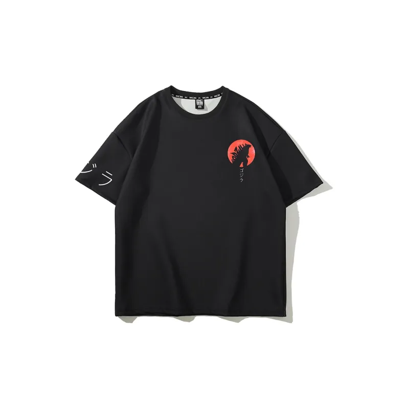 SANSYAS Straight T-Shirt Unisex Black-1
