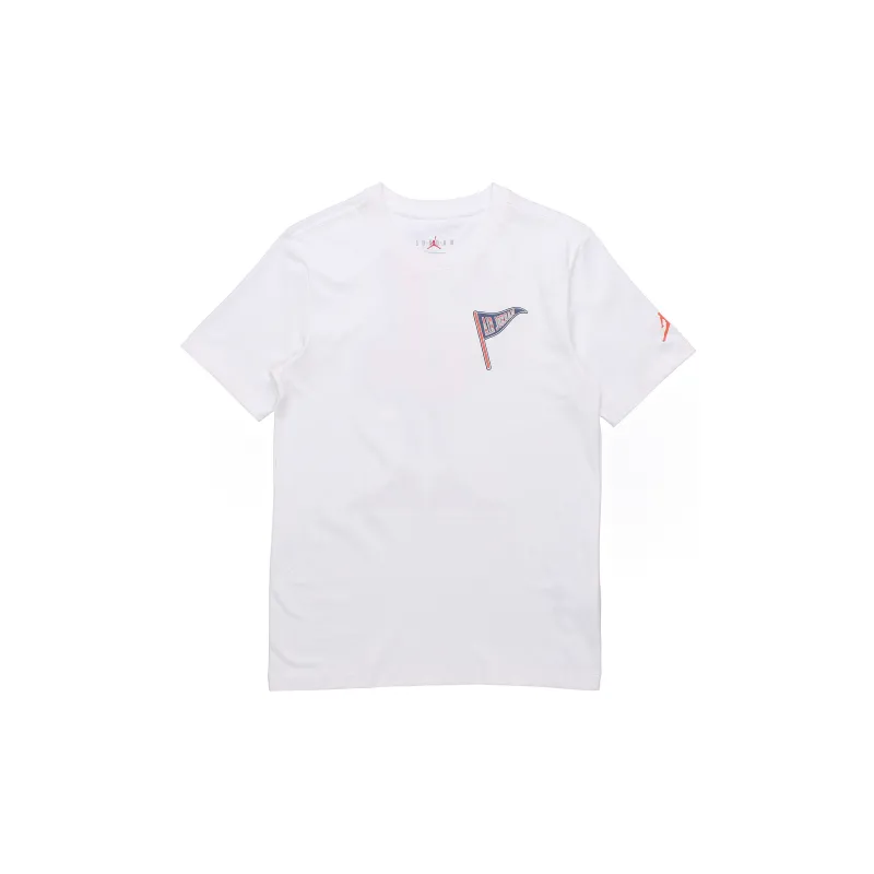 Jordan AJ23 VARSITY T Shirts Men White-1