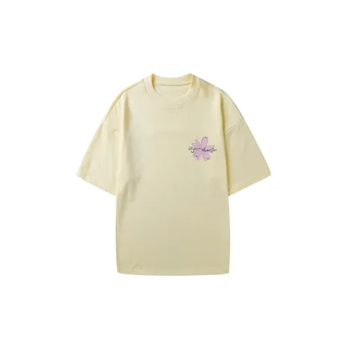 Organic Emotion T-Shirts Unisex Apricot Cream