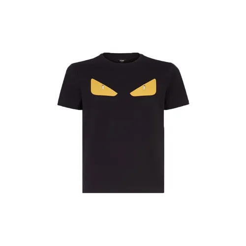 FENDI T-Shirts Men Black