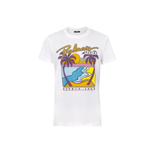 BALMAIN T-Shirts Men White