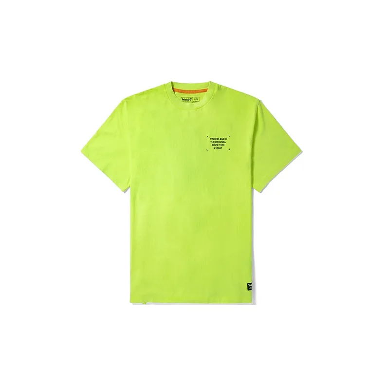 Timberland T Shirt Men's Bright Yellow-1