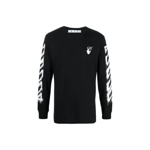 OFF-WHITE Spray Marker Arrows Long Sleeve T-shirt 