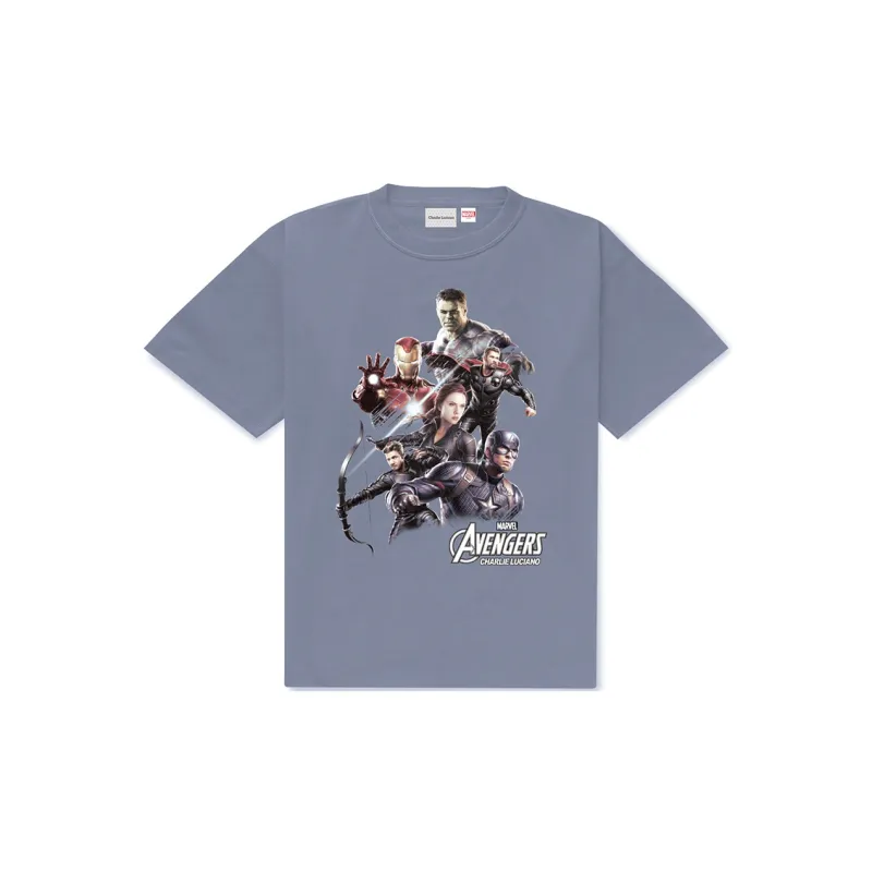 Charlie Luciano x MARVEL/ T Shirt Unisex Gray-1