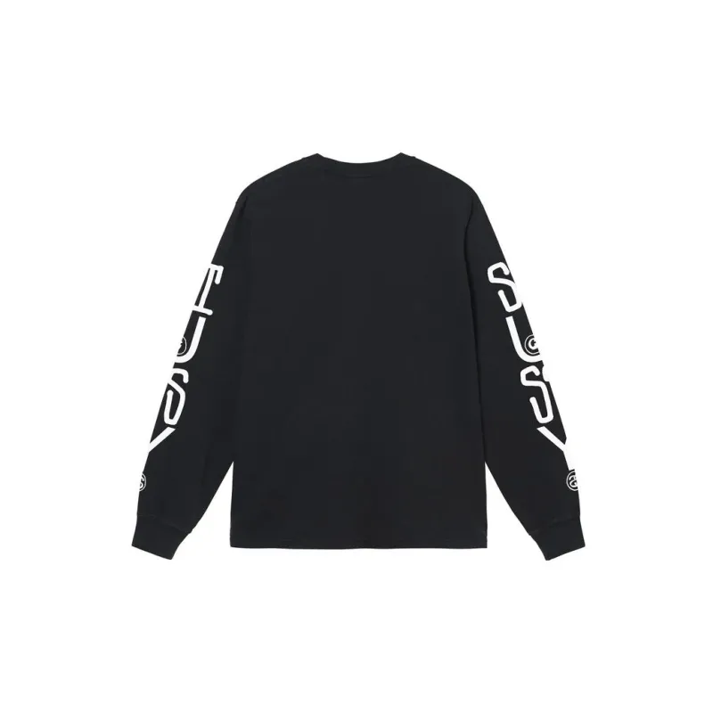 Stussy Classic Stack Pigment Dyed Long Sleeve Tee-1