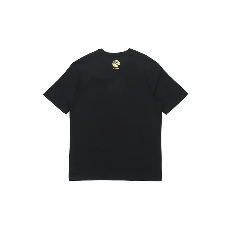 LiNing CBA Collection T Shirt Men's Black-1