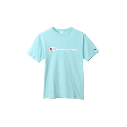 Champion T-Shirts Unisex Lake Blue