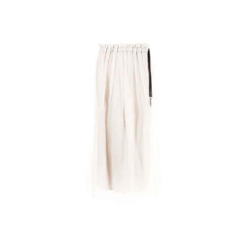 Brunello Cucinelli Casual Long Skirts Women's Beige