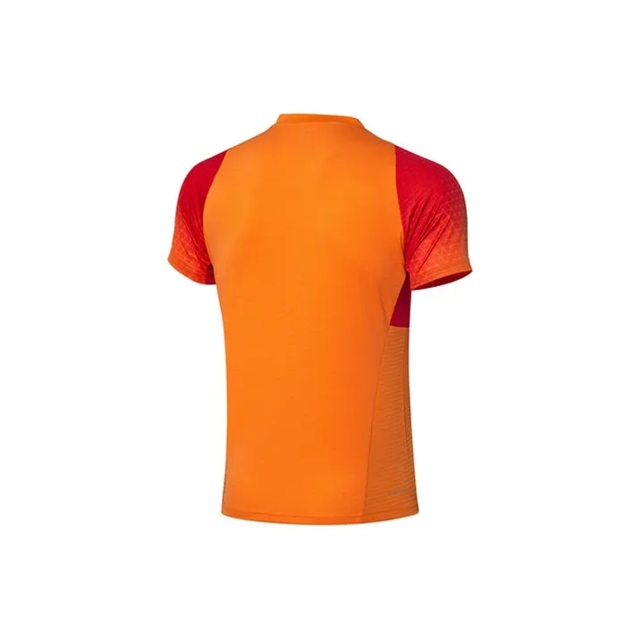 LINING Badminton Series T Shirts Men Flame Orange-1
