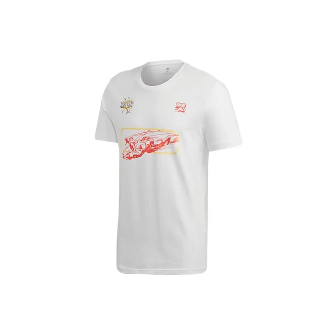 Adidas T Shirts Men White-1