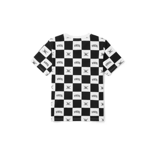 Vans T-Shirts Unisex Black/White Plaid