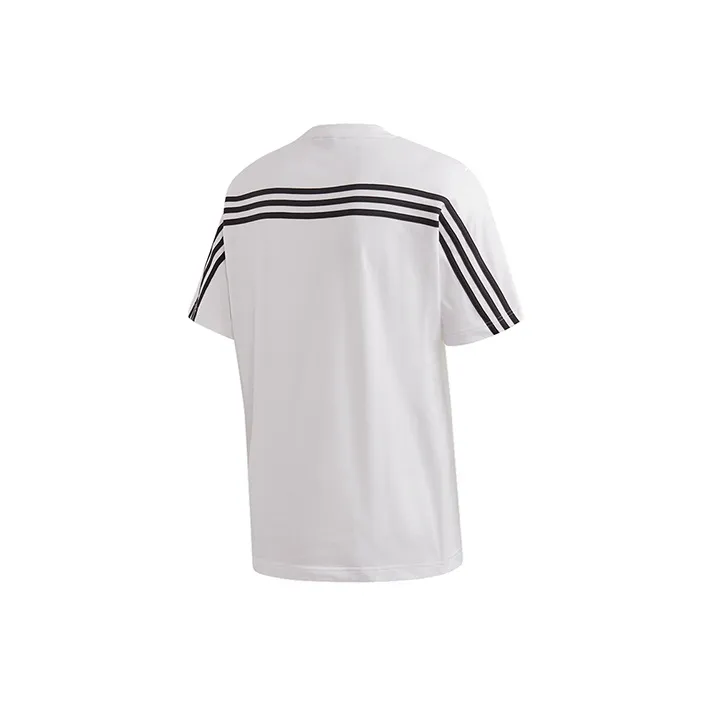 Adidas Drop Shoulder Sleeve T Shirt Men's White-1