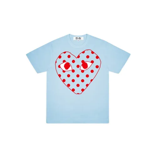 CDG Play T-Shirts Men Blue