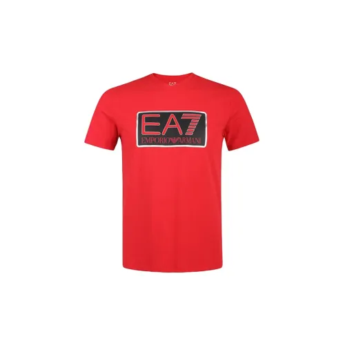 EMPORIO ARMANI T-Shirts Men Red