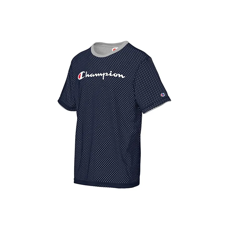 Champion T Shirt US Version Unisex Navy Blue-2