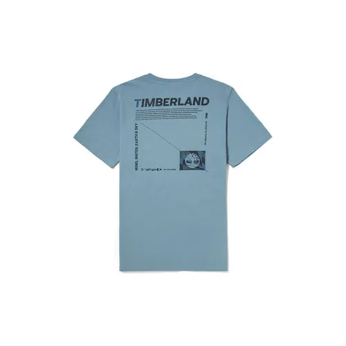 Timberland T-Shirts Men Medium Blue