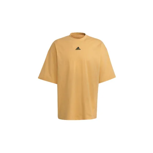 Adidas T-Shirts Men Orange Yellow