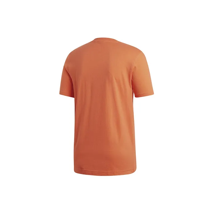 Adidas Originals Trefoil T Shirts Men Orange Yellow-1