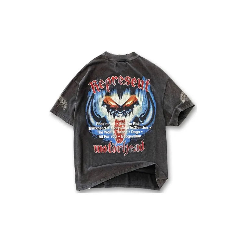 REPRESENT T-Shirts Men Vintage Gray-1