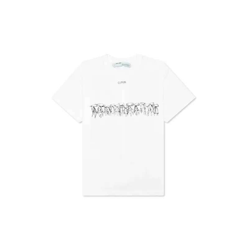 OFF WHITE X Futura Oversized Fit Atoms T Shirt-1