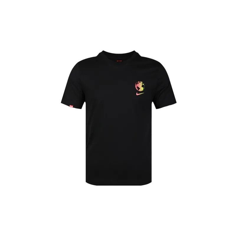 Nike T Shirts Men Black-1