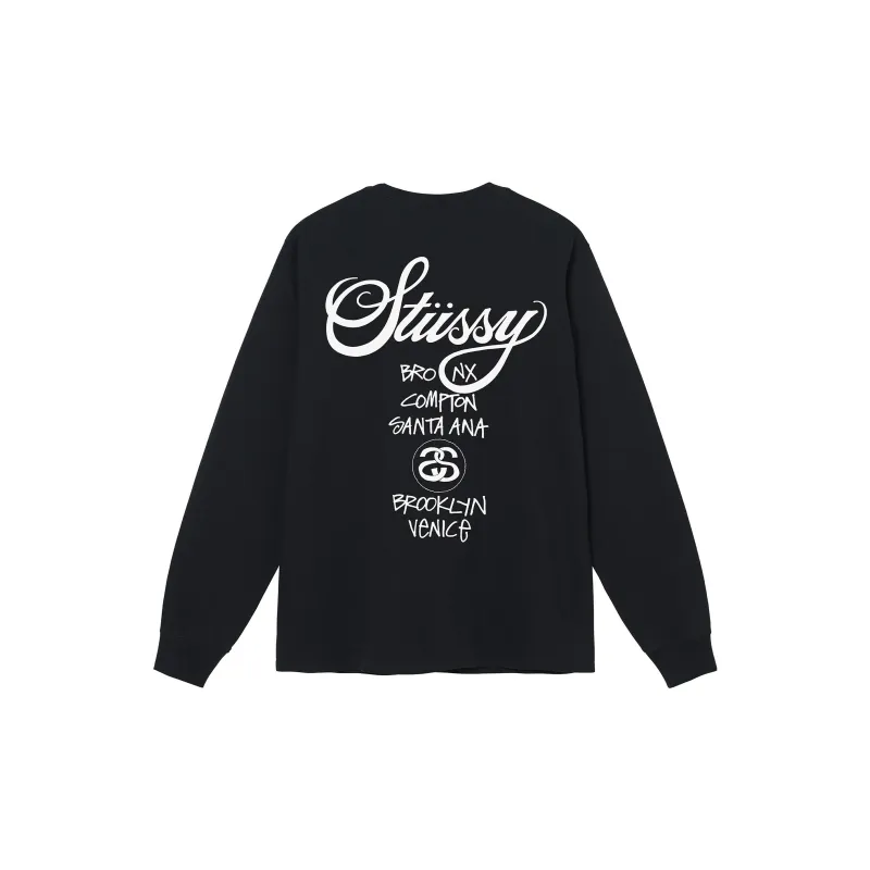 Stussy Classic Gear L/S Pigment Dyed Tee-5
