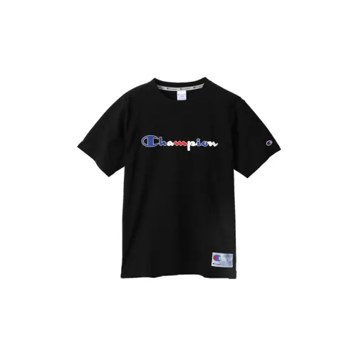 Champion T-Shirts Unisex Black