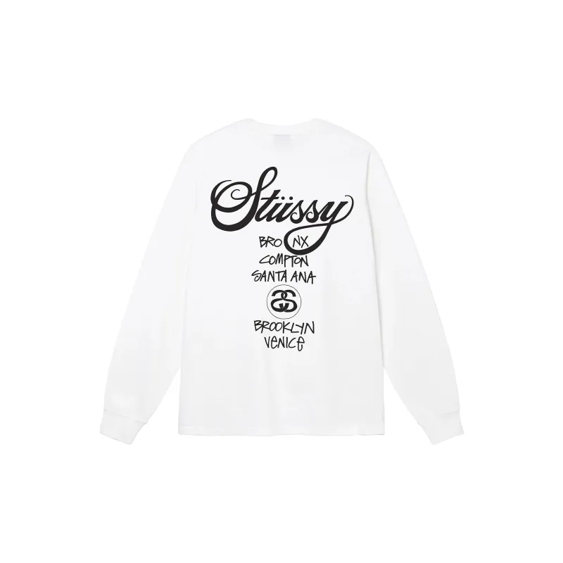 Stussy Classic Gear L/S Pigment Dyed Tee-1