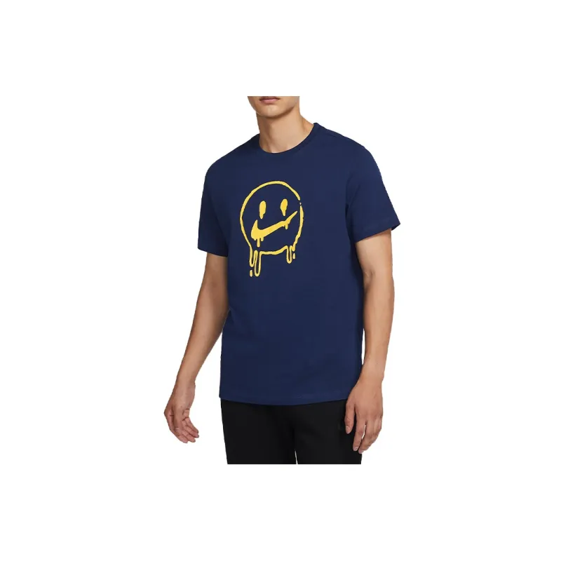 Nike T Shirts Men Space Blue-2