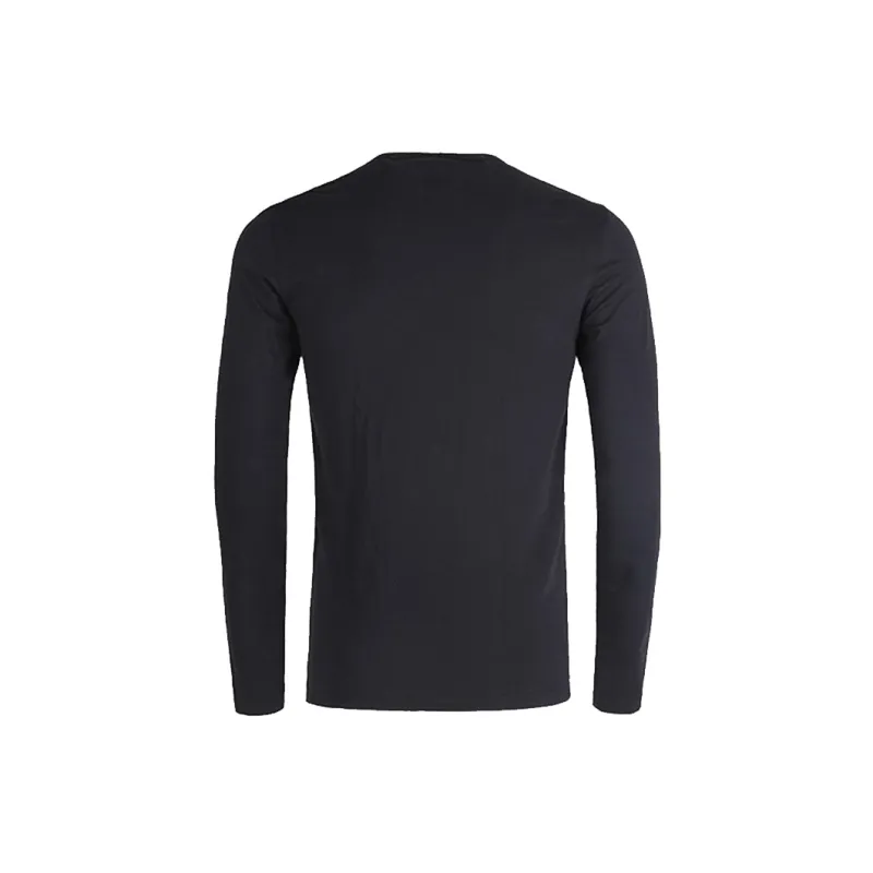VERSACE Logo print Long sleeved T shirt-1