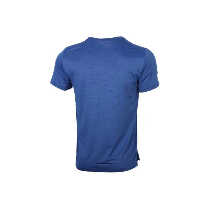 Nike T Shirts Men Royal Blue-1