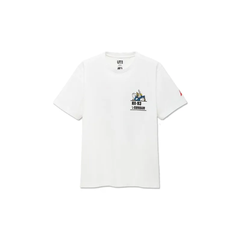UNIQLO Straight T Shirt Unisex White-1