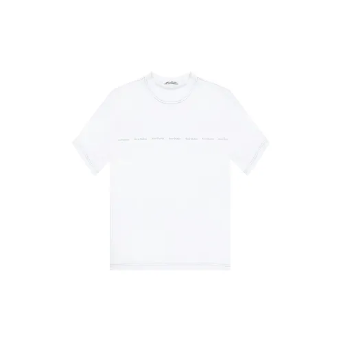 Acne Studios T-Shirts Men Glossy White