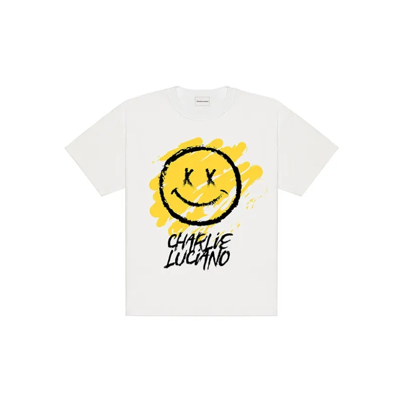 Charlie Luciano T Shirt Unisex White-1
